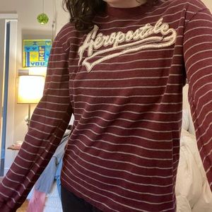 Vintage aeropostale striped waffle long sleeve🦞🦊🌹!